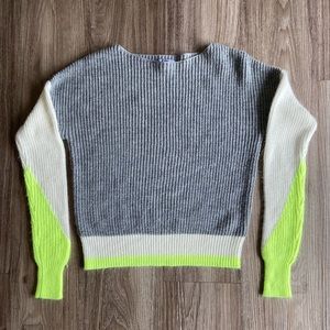 Color block sweater